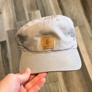 Carhartt Light Gray Cap with Logo Patch